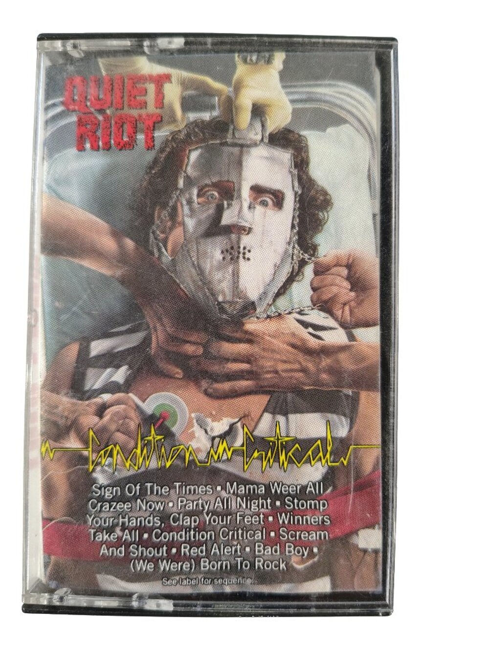 (1984) Quiet Riot - Condition Critical Music Cassette Tape